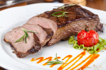 Grilled sirloin steak