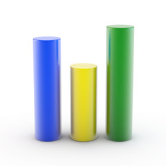 chart icon isolated on white background