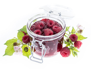 Fresh homemade Raspberry Jam