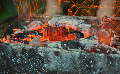 Naklejka premium ateş