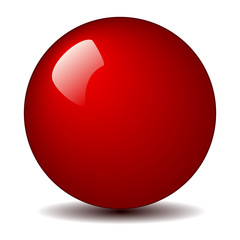 Glossy Red Ball