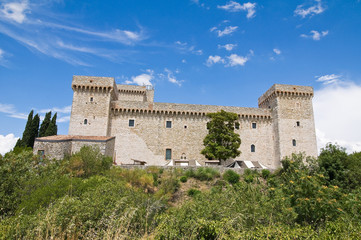 Albornoz fortress. Narni. Umbria. Italy.