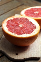 fresh grapefruit
