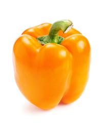 fresh bell pepper isolated on white