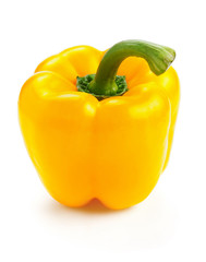 fresh bell pepper isolated on white