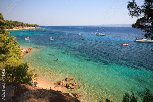 Spiaggia Di Bol Isola Di Brac Croazia Stock Photo And