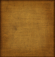 Brown textile background with frame