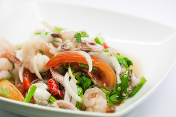 hot and spicy food