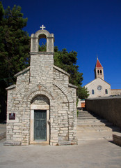 Fototapeta na wymiar Convento Domenicano - Bol, isola di Brac, Croazia