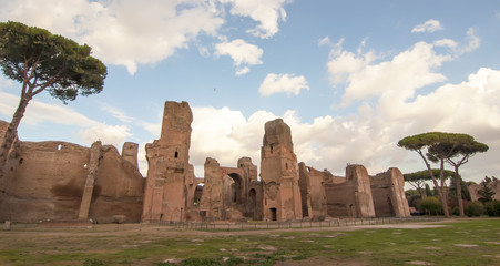 Obraz premium Baths of Caracalla in Rome, Italy
