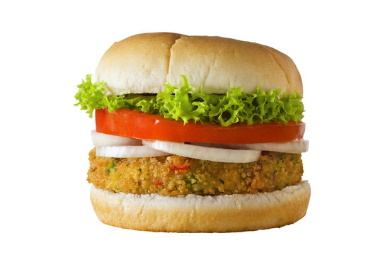 Veggie Burger Isolated