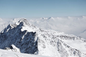 Fototapeta na wymiar szczyt Alp