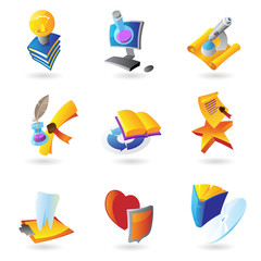 Icons for science and education