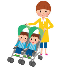 子育てするお母さん