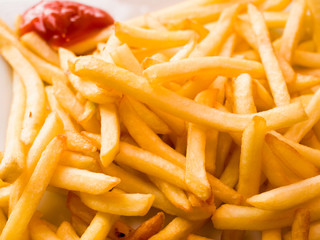 Golden French fries