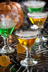 Halloween drinks - Witch Blood Martini