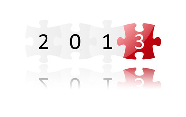New Year 2013 puzzle icon