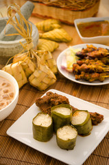 malay hari raya foods  lemang