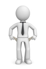 Empty pockets figure