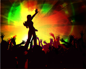 Obraz premium Disco background