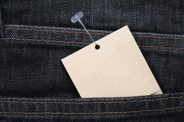 Jeans And Price Tag - 44598704