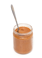 jar with peanut butter