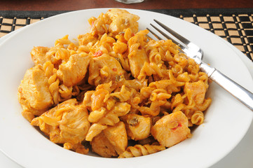 Chicken and noodle casserole