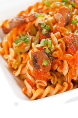 Pasta with vegetables