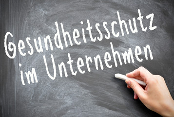 Gesundheitsschutz im Unternehmen