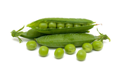 green pea pods