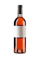 wine bottle isolated on white background