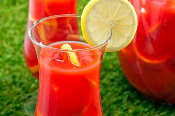 Chilled Orange Lemon Sangria