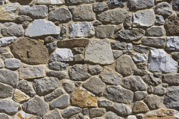 Pattern of old stone wall background.