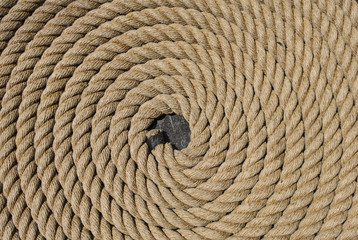 Rope on the USS Constitution