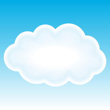 Beautiful cloud. Space-text background.