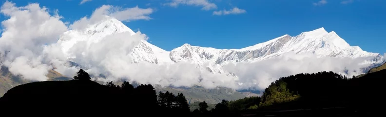 Photo sur Plexiglas Dhaulagiri view from annapurna himal to dhaulagiri himal