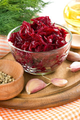 Grated beet