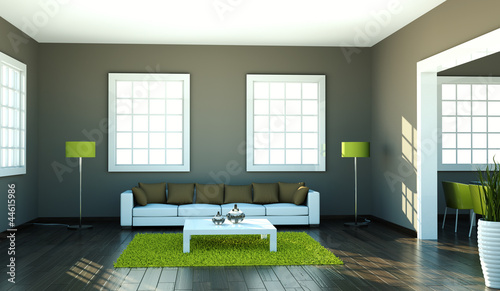 Wohndesign wohnzimmer braun grün" stockfotos und lizenzfreie ...