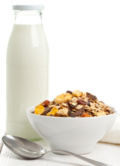 Muesli with milk