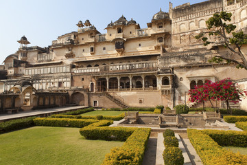 Naklejka na ściany i meble Ogród Królowej, Bundi Palace, Rajasthan