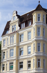 Fototapeta premium Gründerzeitfassade in Kiel, Deutschland