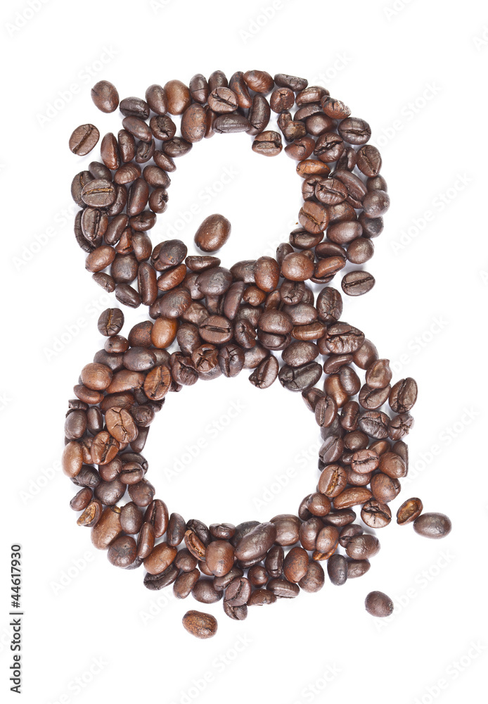 Wall mural coffee beans