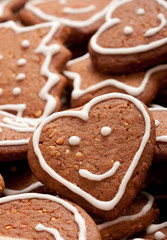 Different Shapes of Gingerbread Cookies