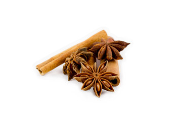 Star anise and cinnamon beer ingredients