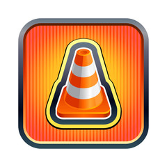 traffic cone icon\