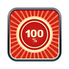 100% icon