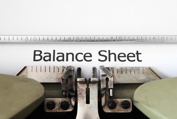 Balance sheet