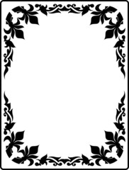 Elegant decorative frame.