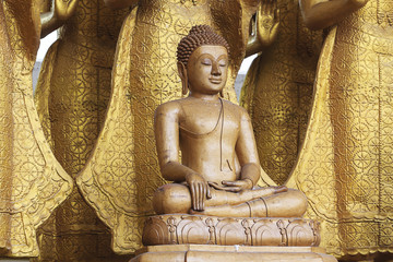 Hand of buddha statue ,In Public place