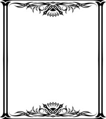 Elegant decorative frame.